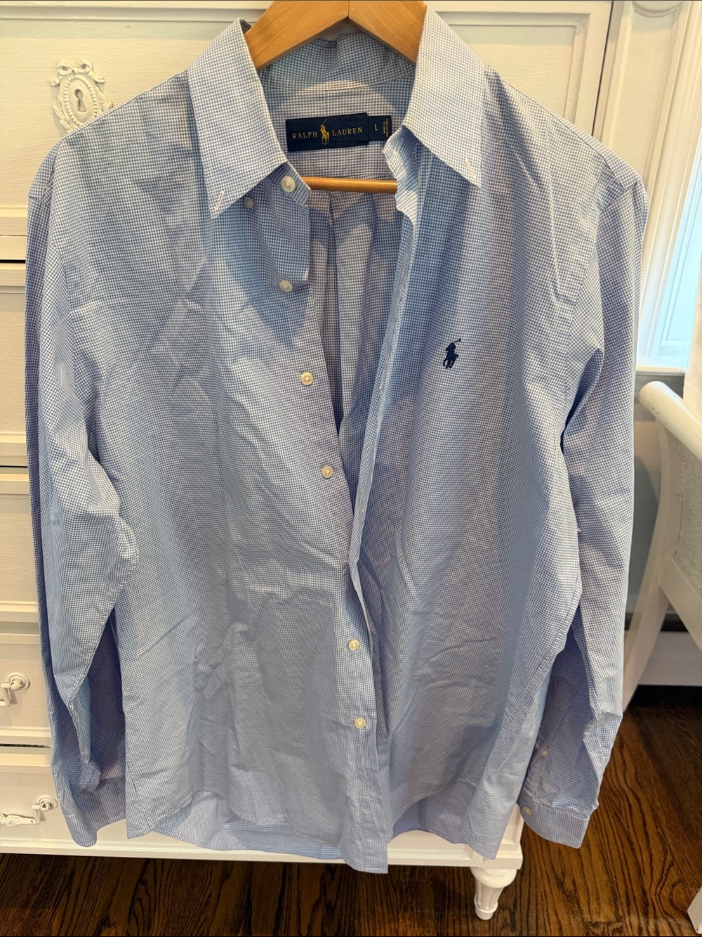 Ralph Lauren Men’s Light Blue Button-Down Shirt